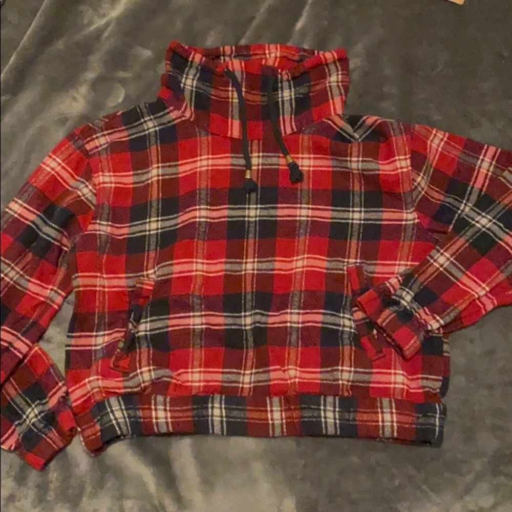 Forever 21 Cowl Neck Flannel